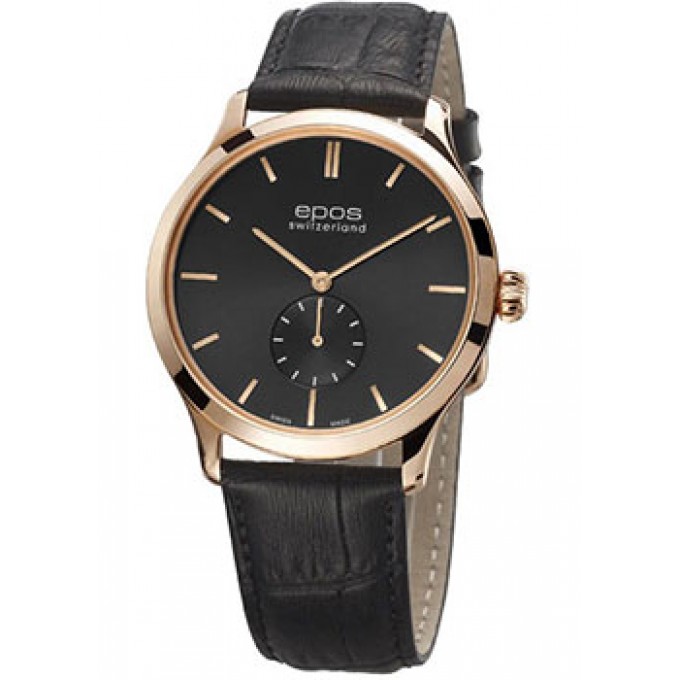 Швейцарские наручные мужские часы EPOS 3408.208.24.14.15. Коллекция Originale W114793