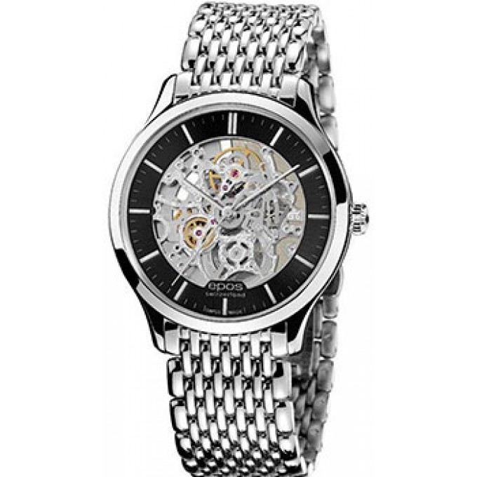Швейцарские наручные мужские часы EPOS 3420.155.20.14.30. Коллекция Originale W127991