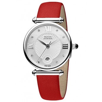 Швейцарские наручные  женские часы EPOS 8000.700.20.68.88. Коллекция Quartz