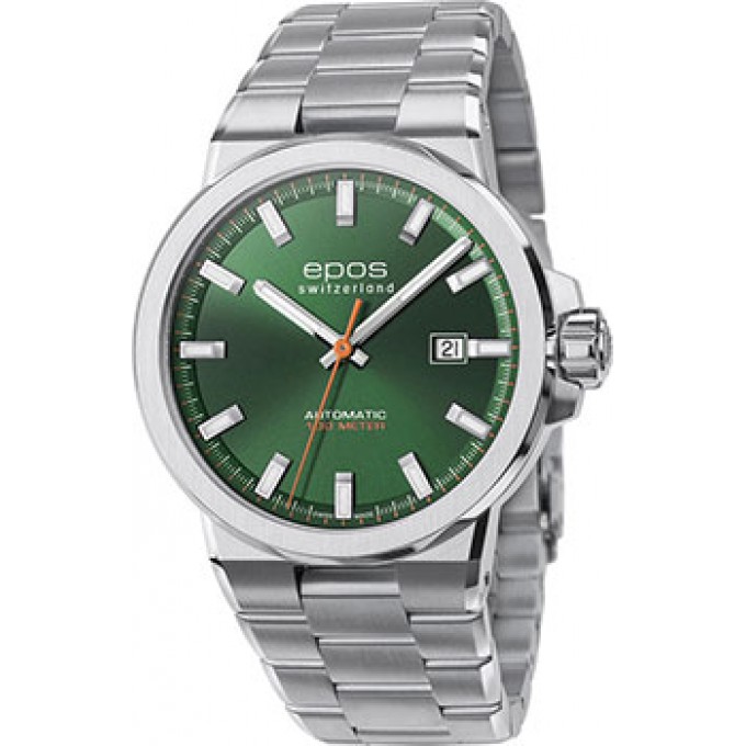 Швейцарские наручные мужские часы EPOS 3442.132.20.13.30. Коллекция Sportive W218972