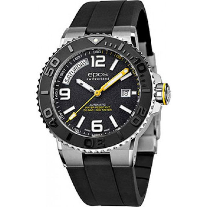 Швейцарские наручные мужские часы EPOS 3441.142.20.95.55. Коллекция Sportive W230192