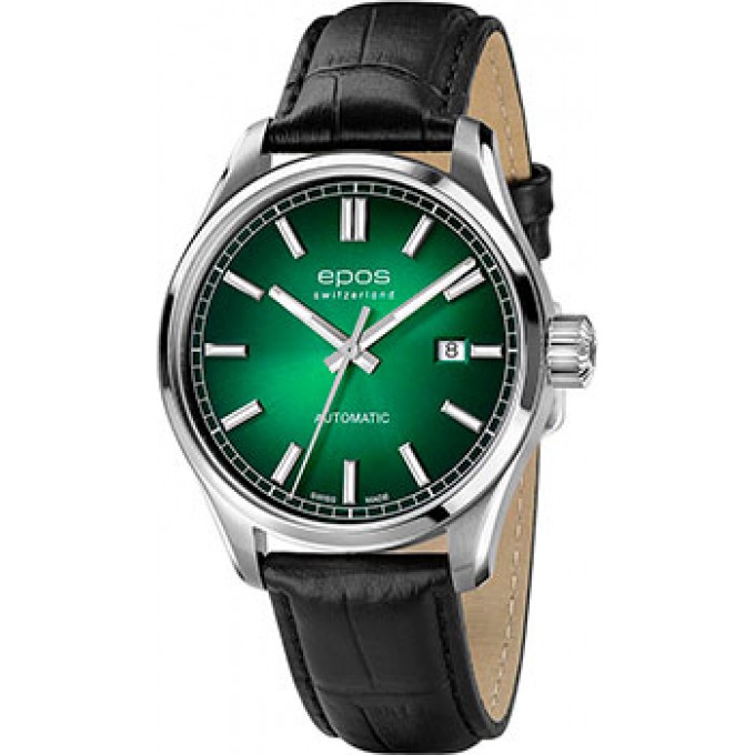 Швейцарские наручные мужские часы EPOS 3501.132.20.13.25. Коллекция Passion W230208