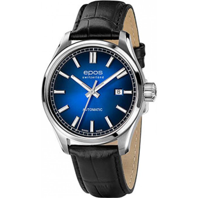 Швейцарские наручные мужские часы EPOS 3501.132.20.16.25. Коллекция Passion W230210