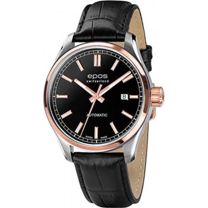 Швейцарские наручные мужские часы EPOS 3501.132.34.15.25. Коллекция Passion W230216