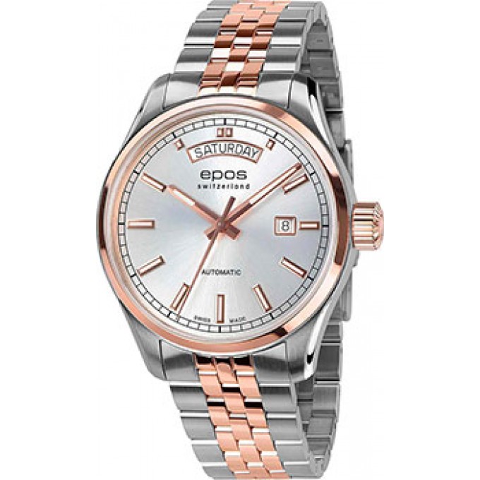 Швейцарские наручные мужские часы EPOS 3501.142.34.98.44. Коллекция Passion W230239