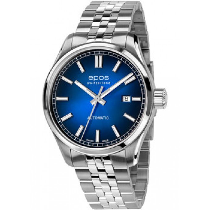 Швейцарские наручные мужские часы EPOS 3501.132.20.16.30. Коллекция Passion W236419
