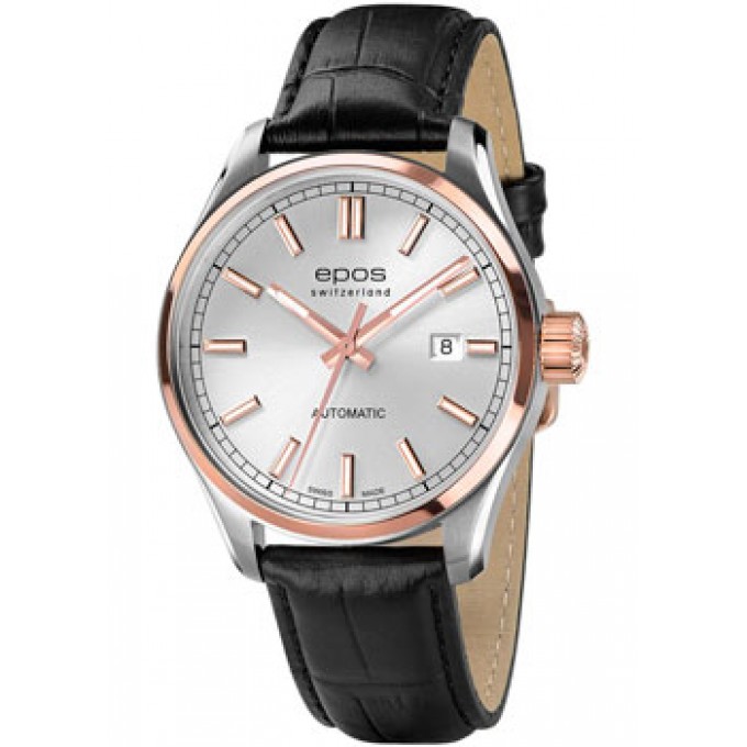 Швейцарские наручные мужские часы EPOS 3501.132.34.18.25. Коллекция Passion W236421