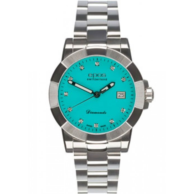 Швейцарские наручные женские часы EPOS 8001.700.20.89.30. Коллекция Ladies W236427