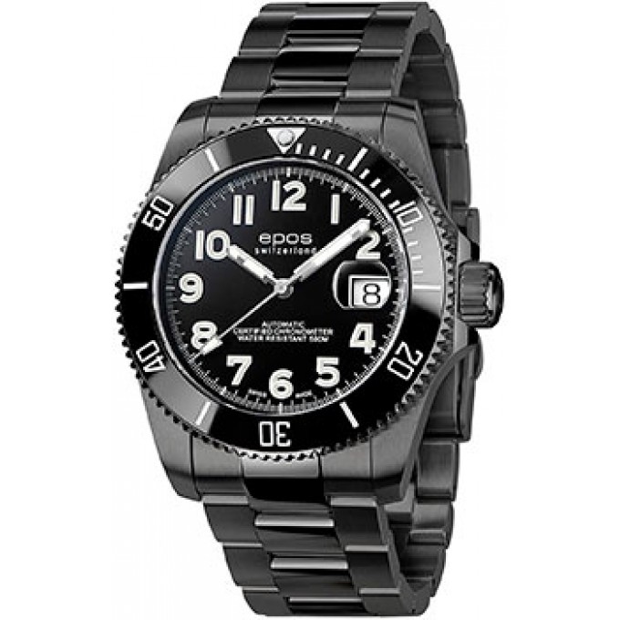 Швейцарские наручные мужские часы EPOS 3504.138.85.35.95. Коллекция Sportive W242025